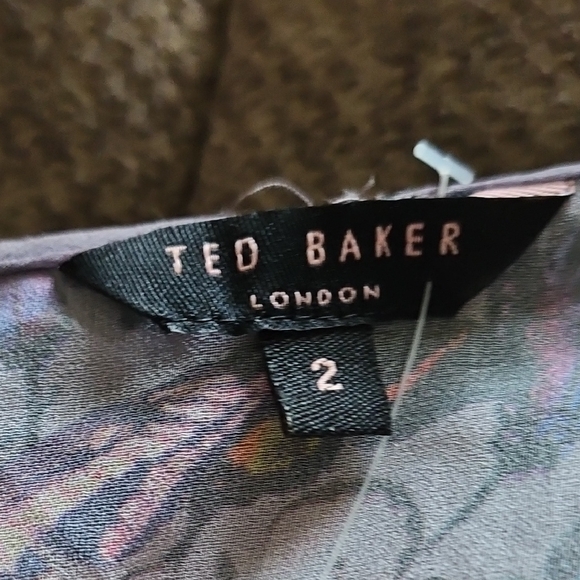 Ted Baker Multicolor Patterned Top - Picture 6 of 8